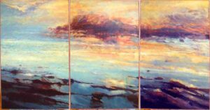 Atlantide - Huile sur toile - 243 x 130 cm